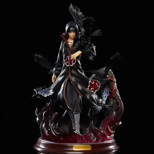 Uchiha Itachi PVC Action Figure 25CM Naruto Shippuden crow collection model toy anime collectible
