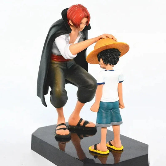 A high-quality 18cm One Piece Luffy Action Figure made of PVC, featuring Monkey D. Luffy in a classic standing pose for anime desktop decoration.