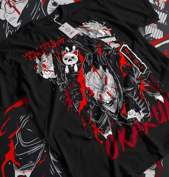 Unleash the occult with this Dandadan Okarun T-shirt! 👽 High-quality oversized cotton anime tee for men & women. Shop the trend now!