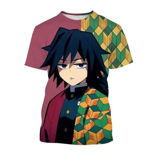 Demon Slayer Nezuko Shinobu T-shirt 3D Fashion Print