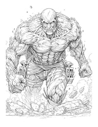 Anime Chronicles: Titans Unleashed! An Attack On Titan Coloring Book (Volume 8) PDF