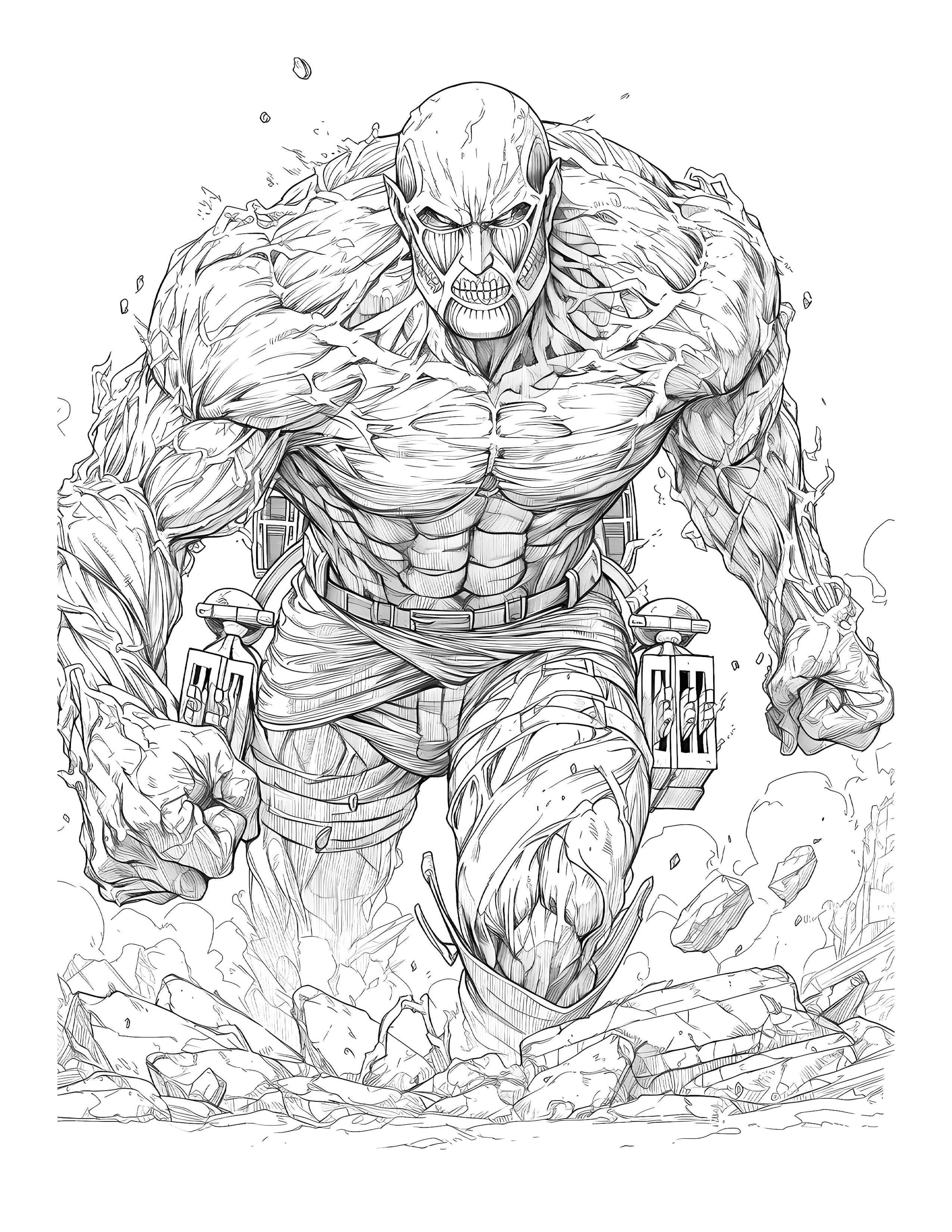 Anime Chronicles: Titans Unleashed! An Attack On Titan Coloring Book (Volume 8) PDF