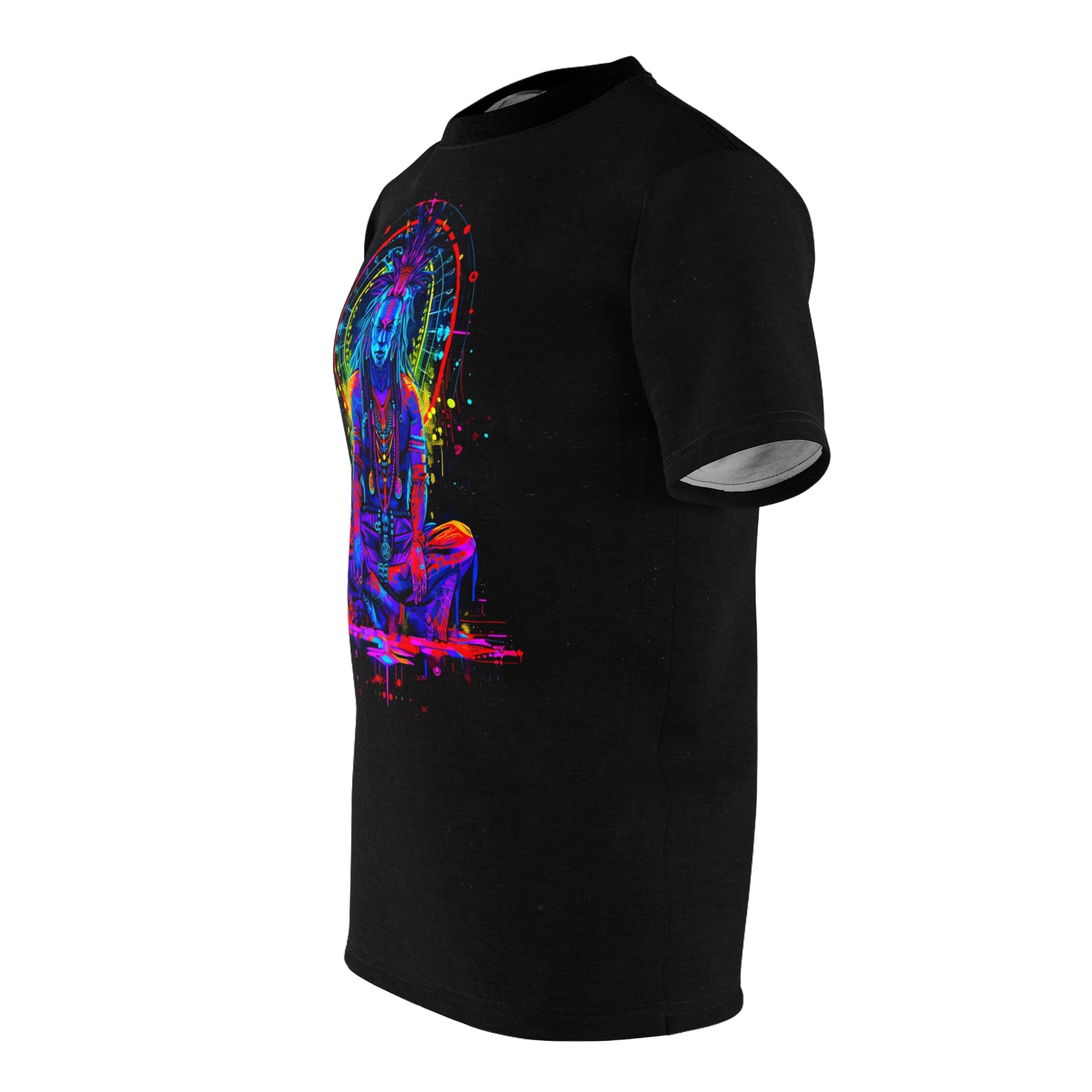 Bridging Realms: Cyberpunk Shaman Tee