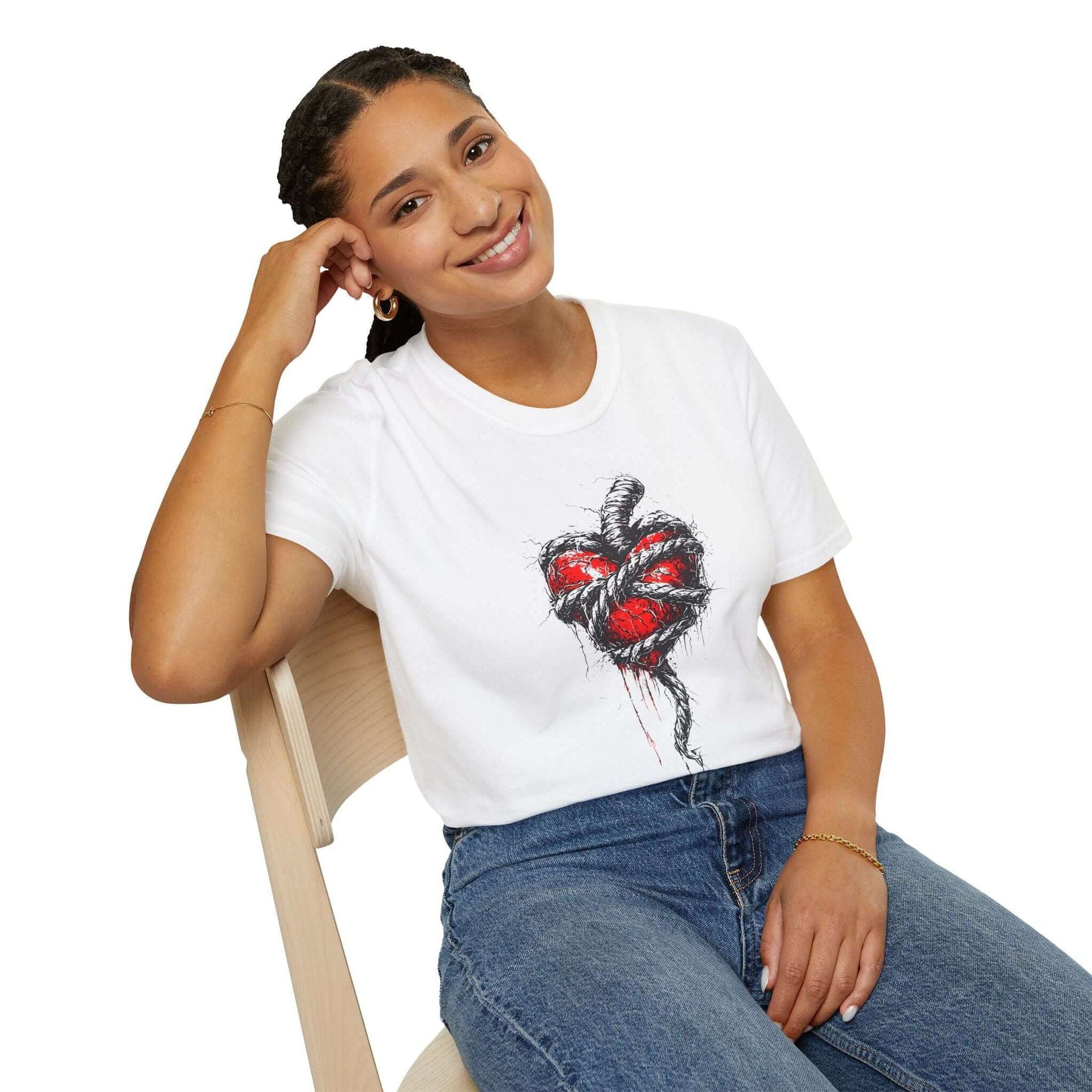 Tied Heart Valentine's T-Shirt - Infinite Visibility