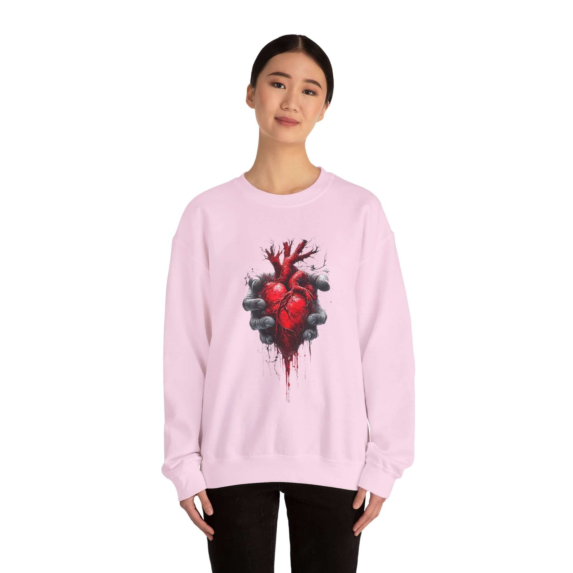 Bloody Heart Valentine's Sweatshirt - Infinite Visibility