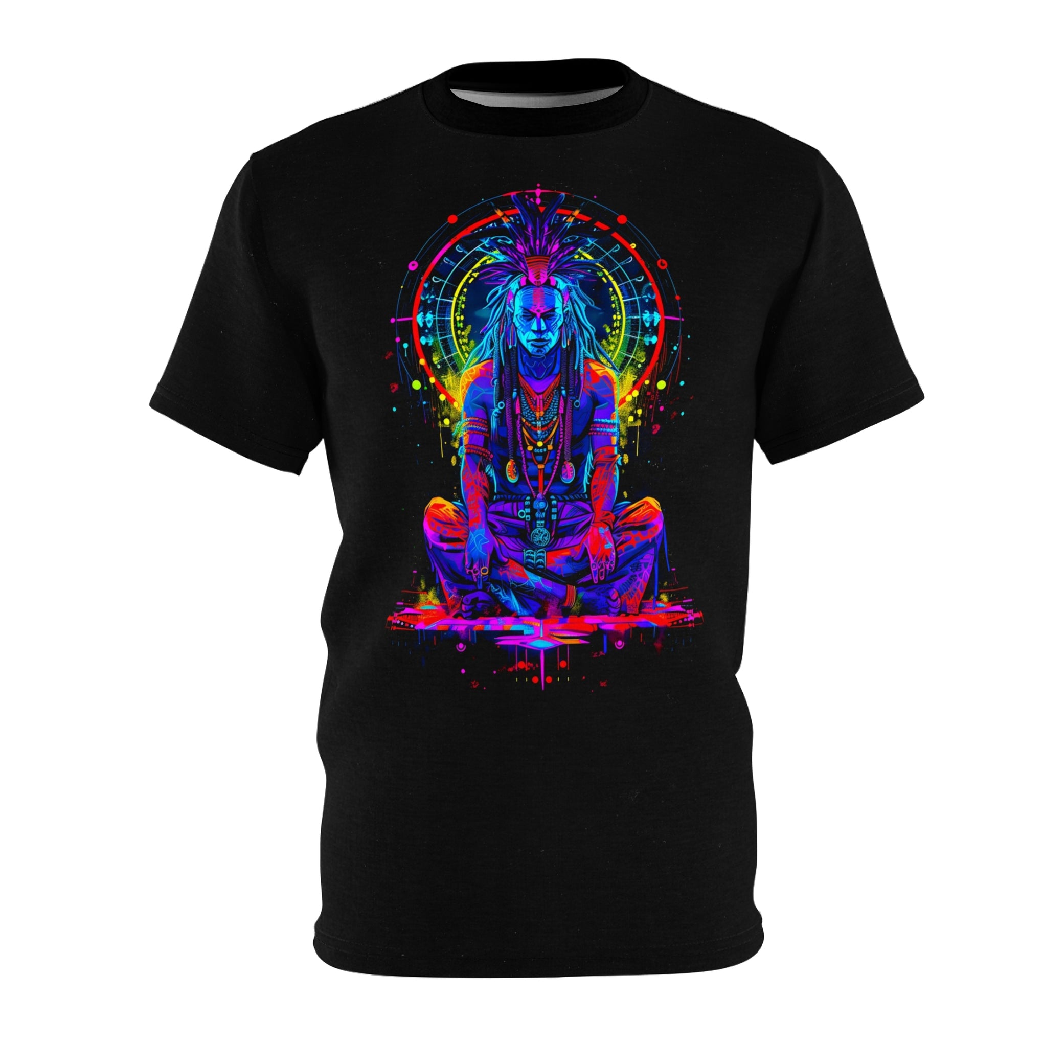 Bridging Realms: Cyberpunk Shaman Tee