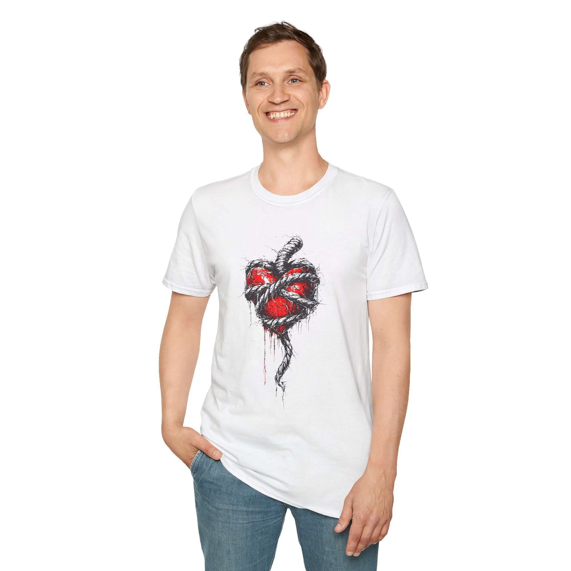Tied Heart Valentine's T-Shirt - Infinite Visibility