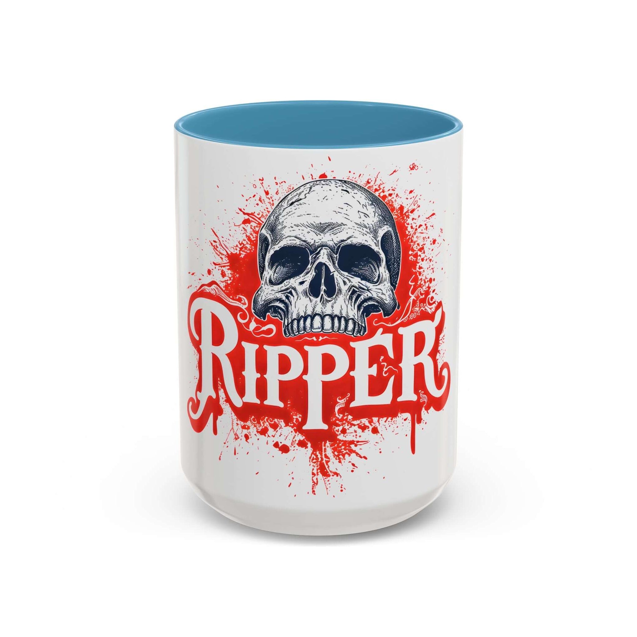 Ripper Skull Halloween Coffee Mug (11oz, 15oz) – Perfect for Spooky Sips