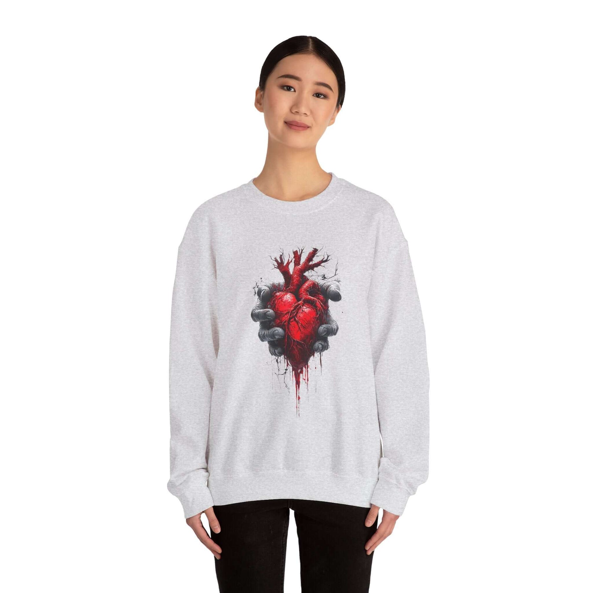 Bloody Heart Valentine's Sweatshirt - Infinite Visibility
