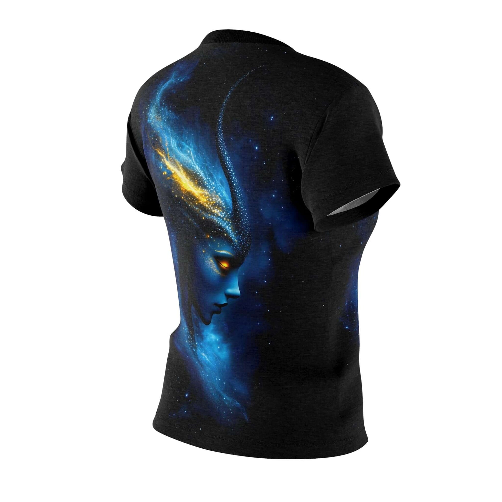 Celestial Goddess Women's Cut & Sew Tee - Embrace Your Cosmic Spirit