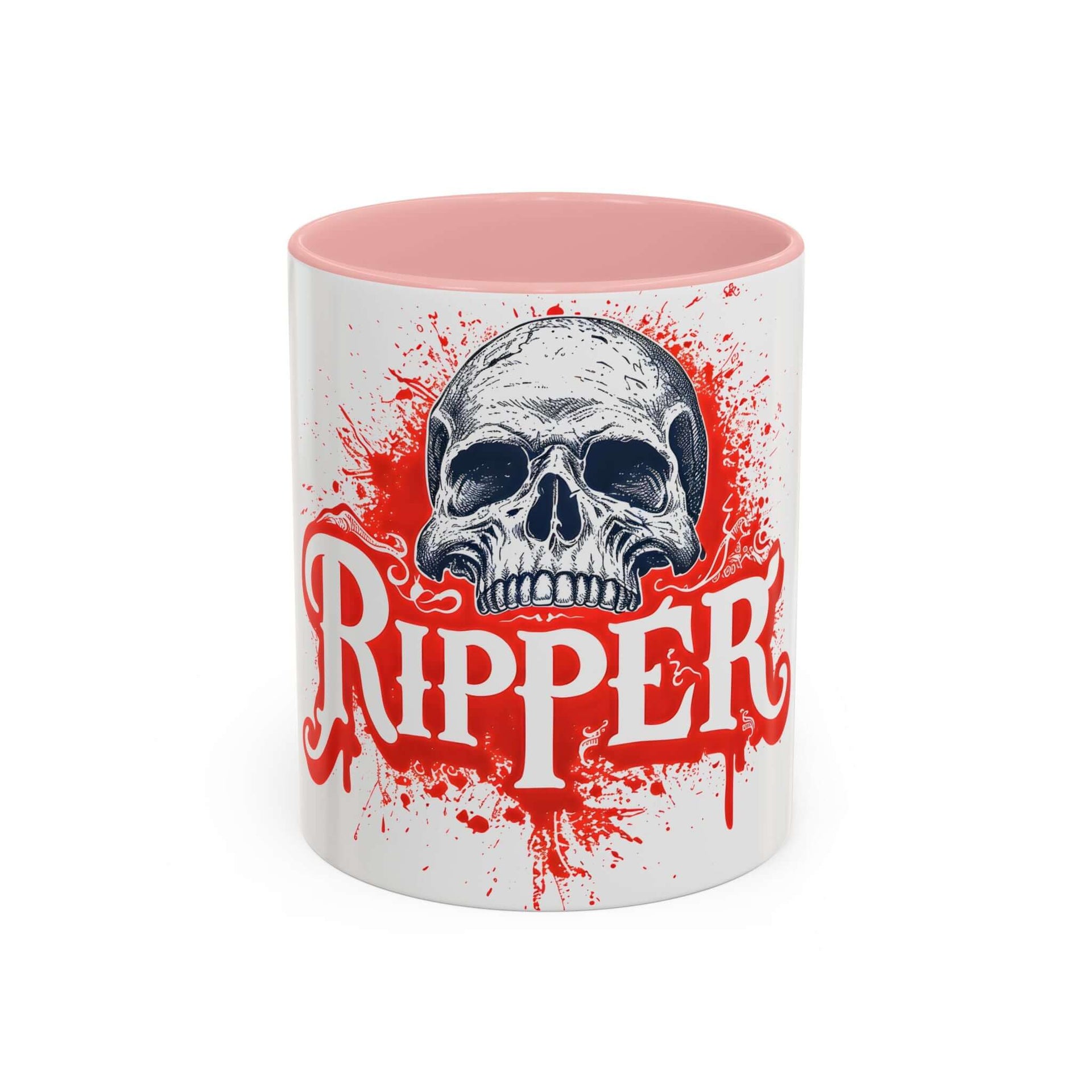 Ripper Skull Halloween Coffee Mug (11oz, 15oz) – Perfect for Spooky Sips