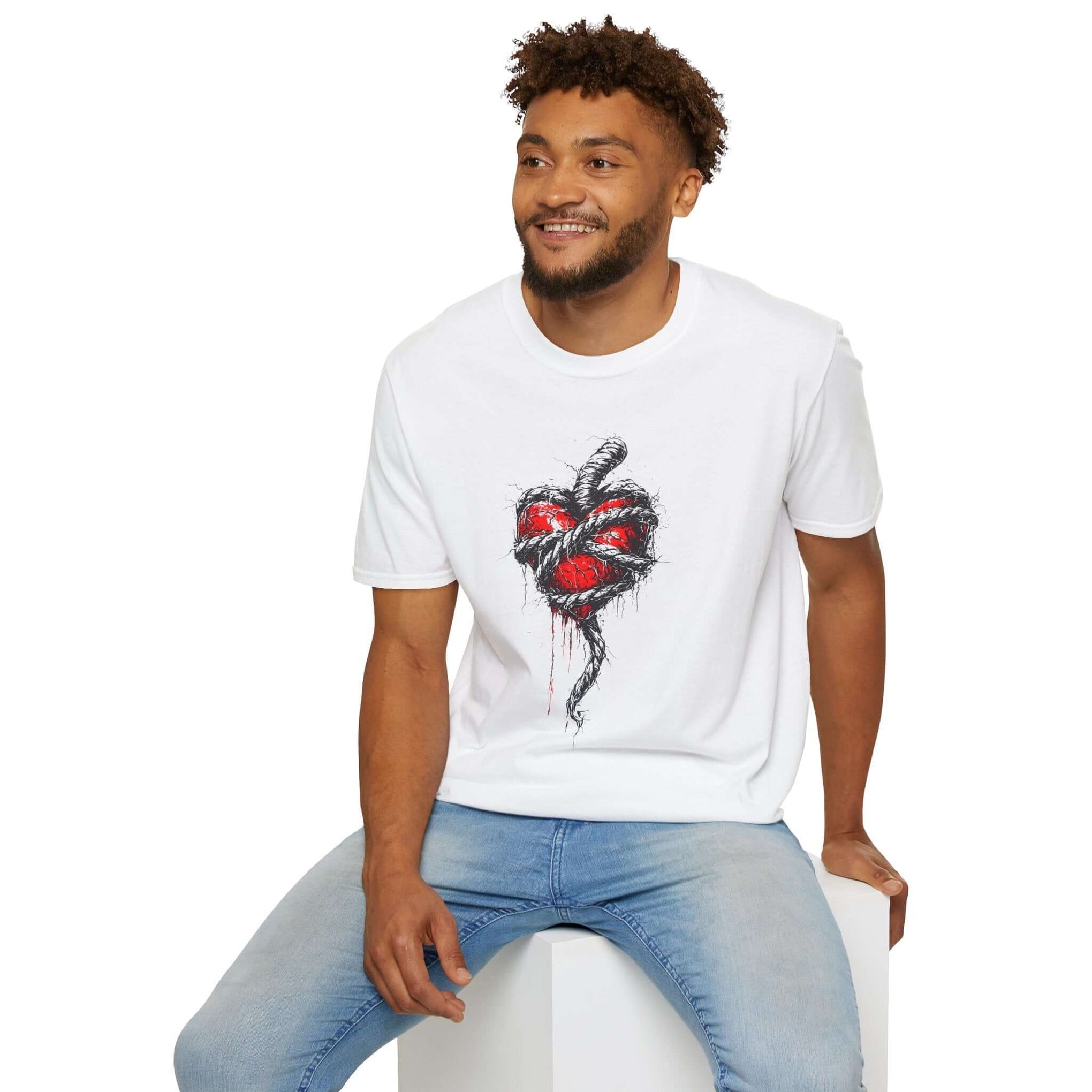 Tied Heart Valentine's T-Shirt - Infinite Visibility