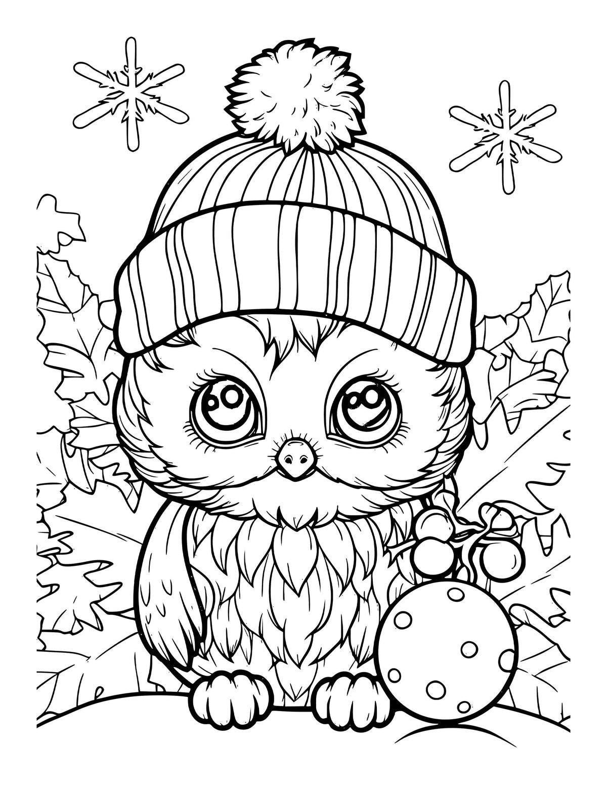Colorful Holidays: Winter Whimsies Christmas Coloring Book for Kids PDF