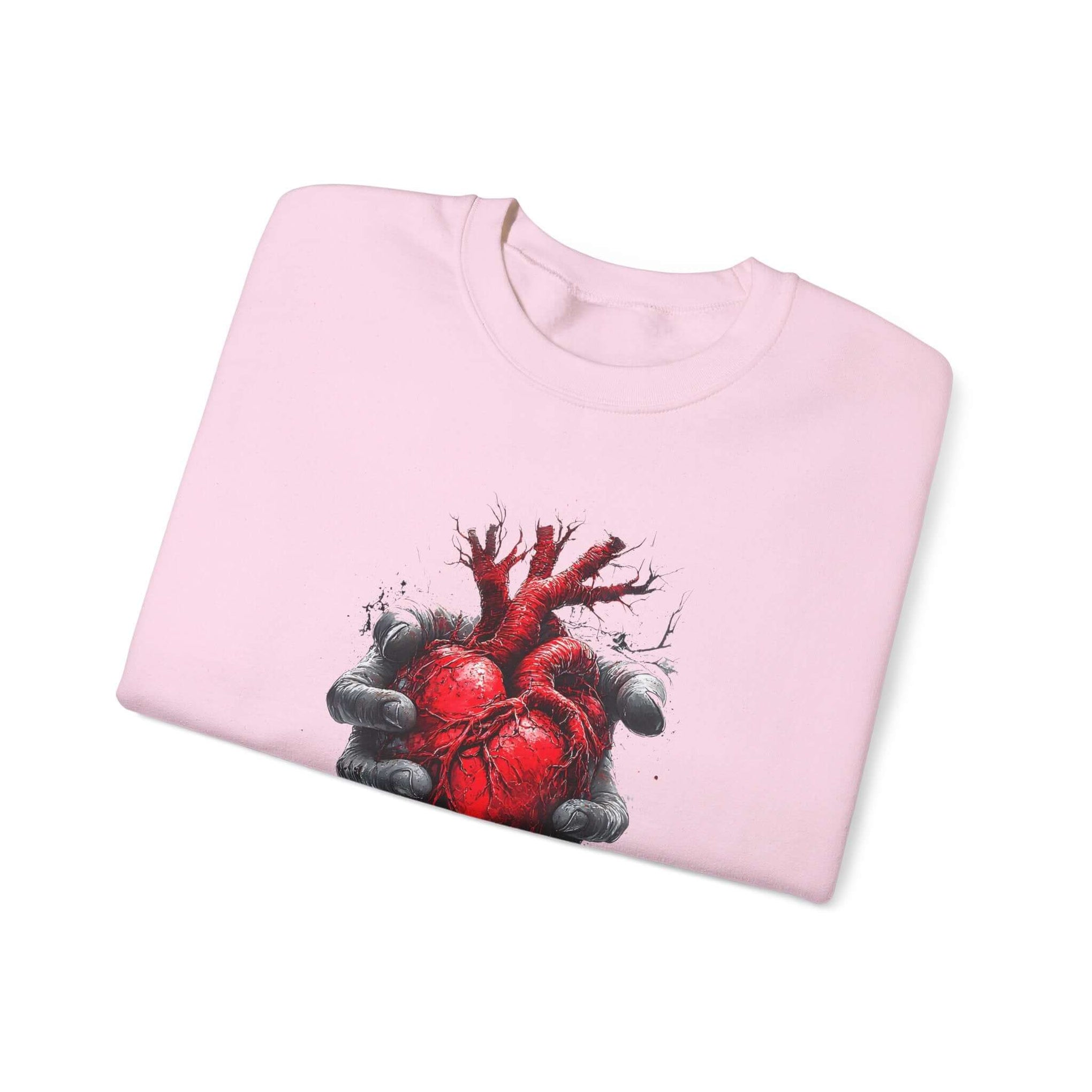 Bloody Heart Valentine's Sweatshirt - Infinite Visibility