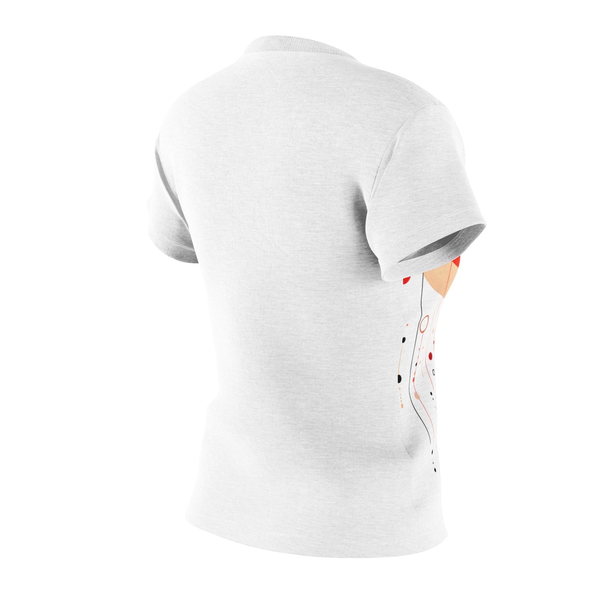 Unveiling Depths: Where Soul Meets Scribbles Women's Cut & Sew Tee (AOP)
