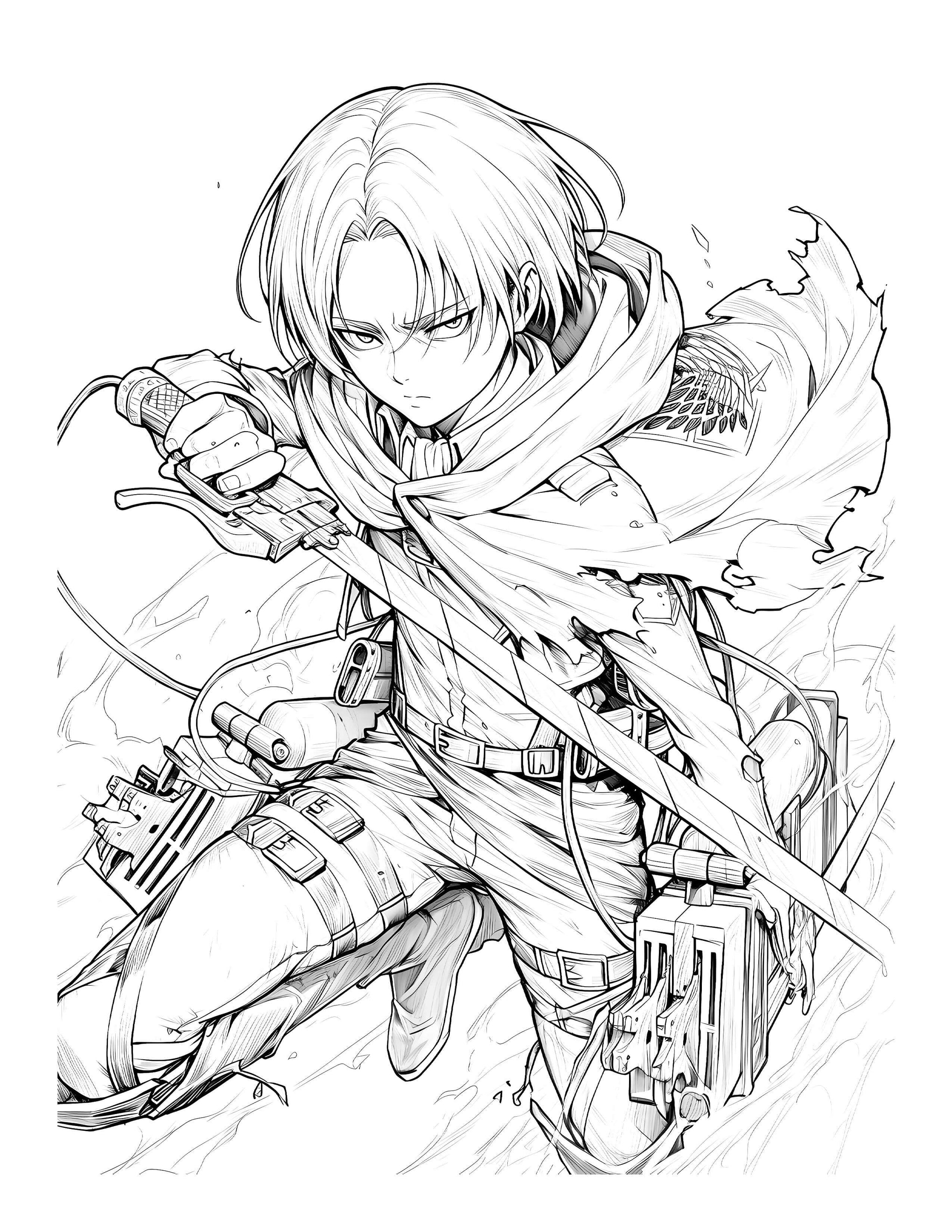 Anime Chronicles: Titans Unleashed! An Attack On Titan Coloring Book (Volume 8) PDF