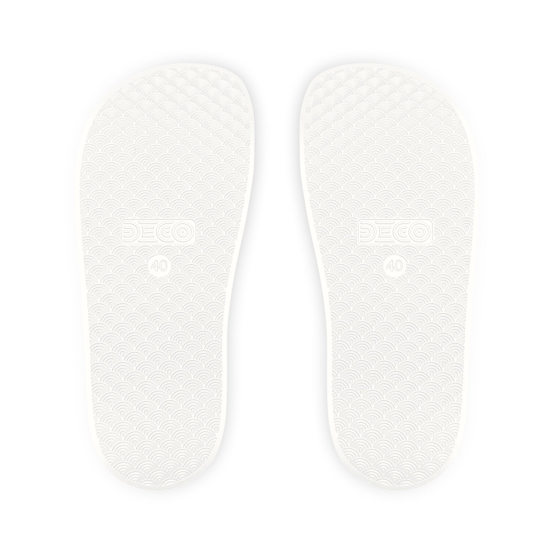 Walk in Style: The Ethiopian Tapestry Slides Men's PU Slide Sandals