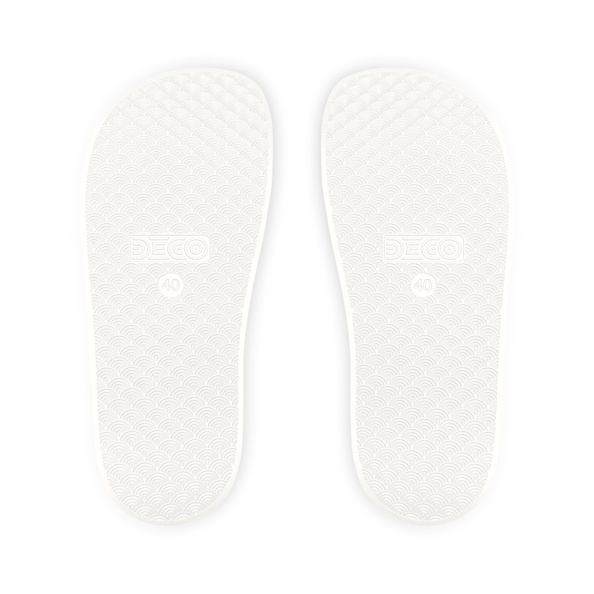 Walk in Style: The Ethiopian Tapestry Slides Men's PU Slide Sandals