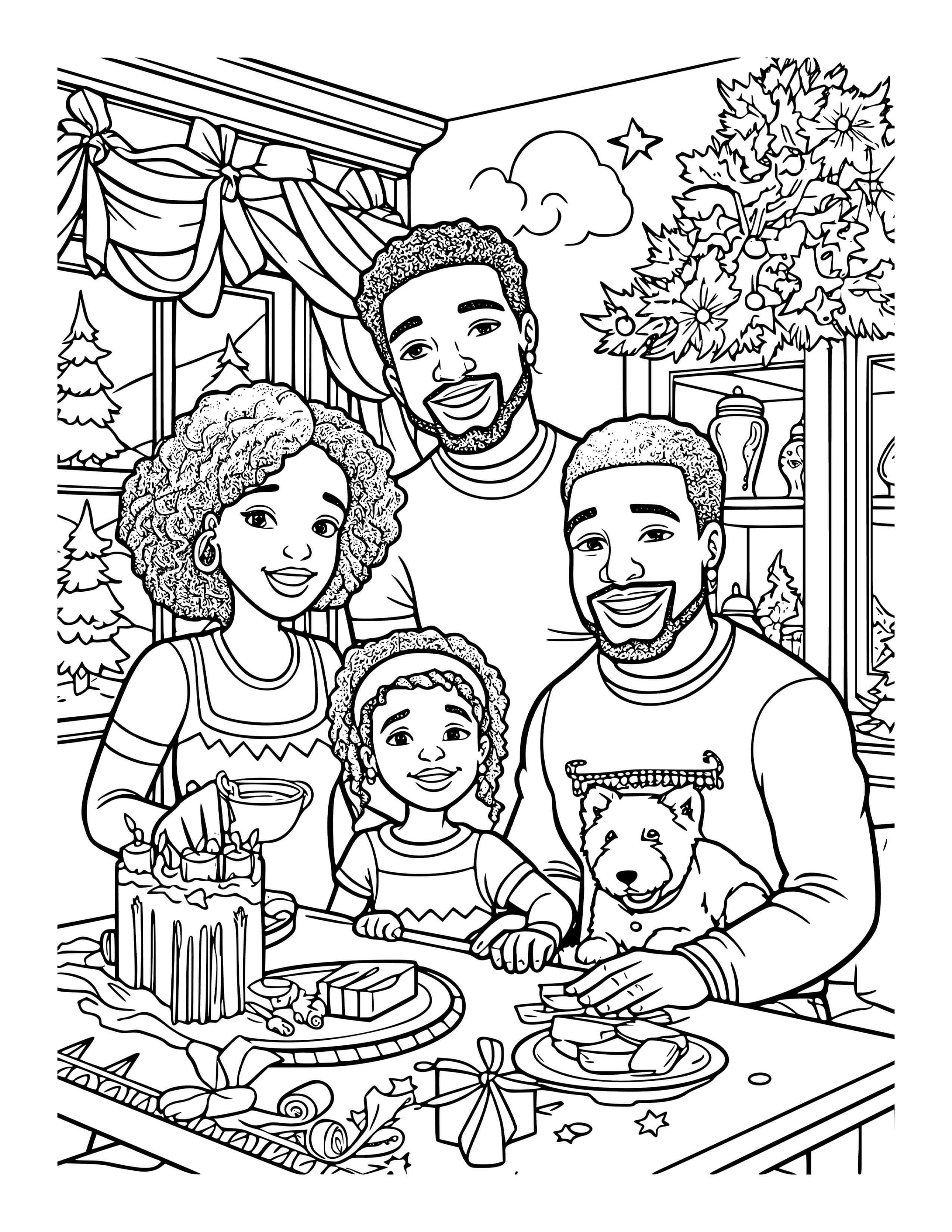 Magical Christmas Moments: A Vibrant Coloring Book for Kids PDF