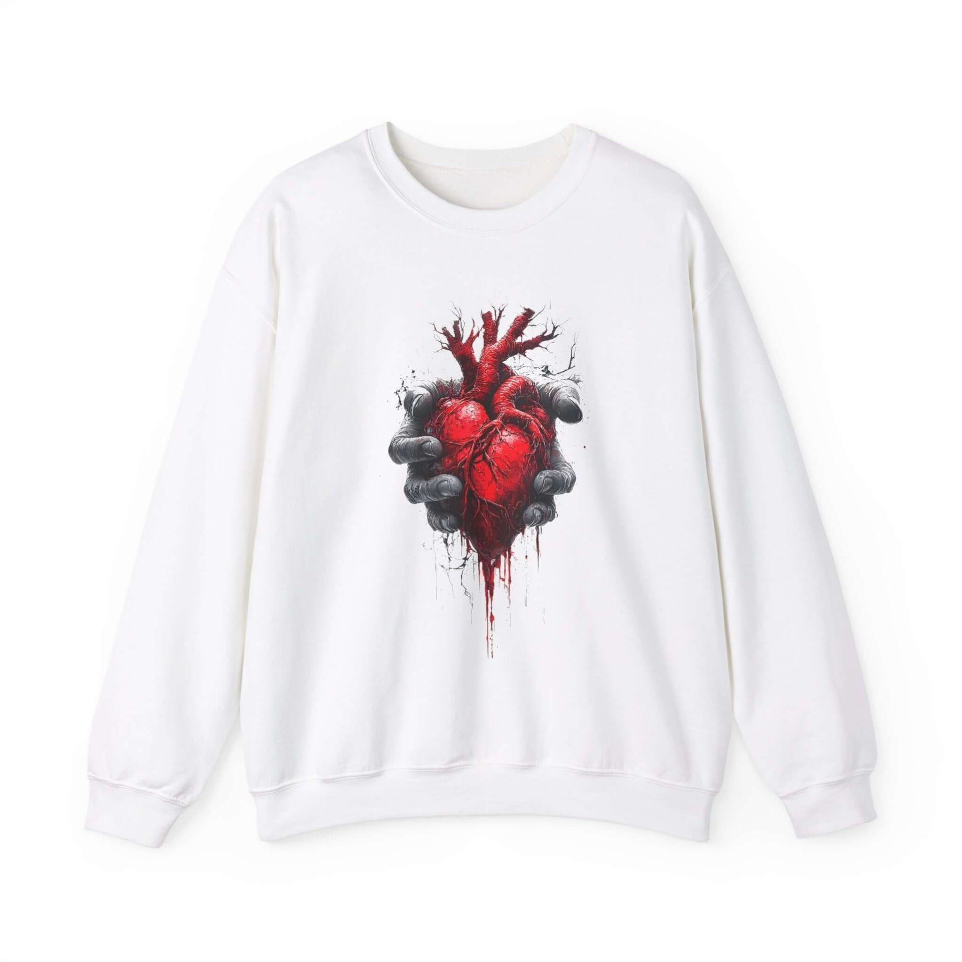 Bloody Heart Valentine's Sweatshirt - Infinite Visibility