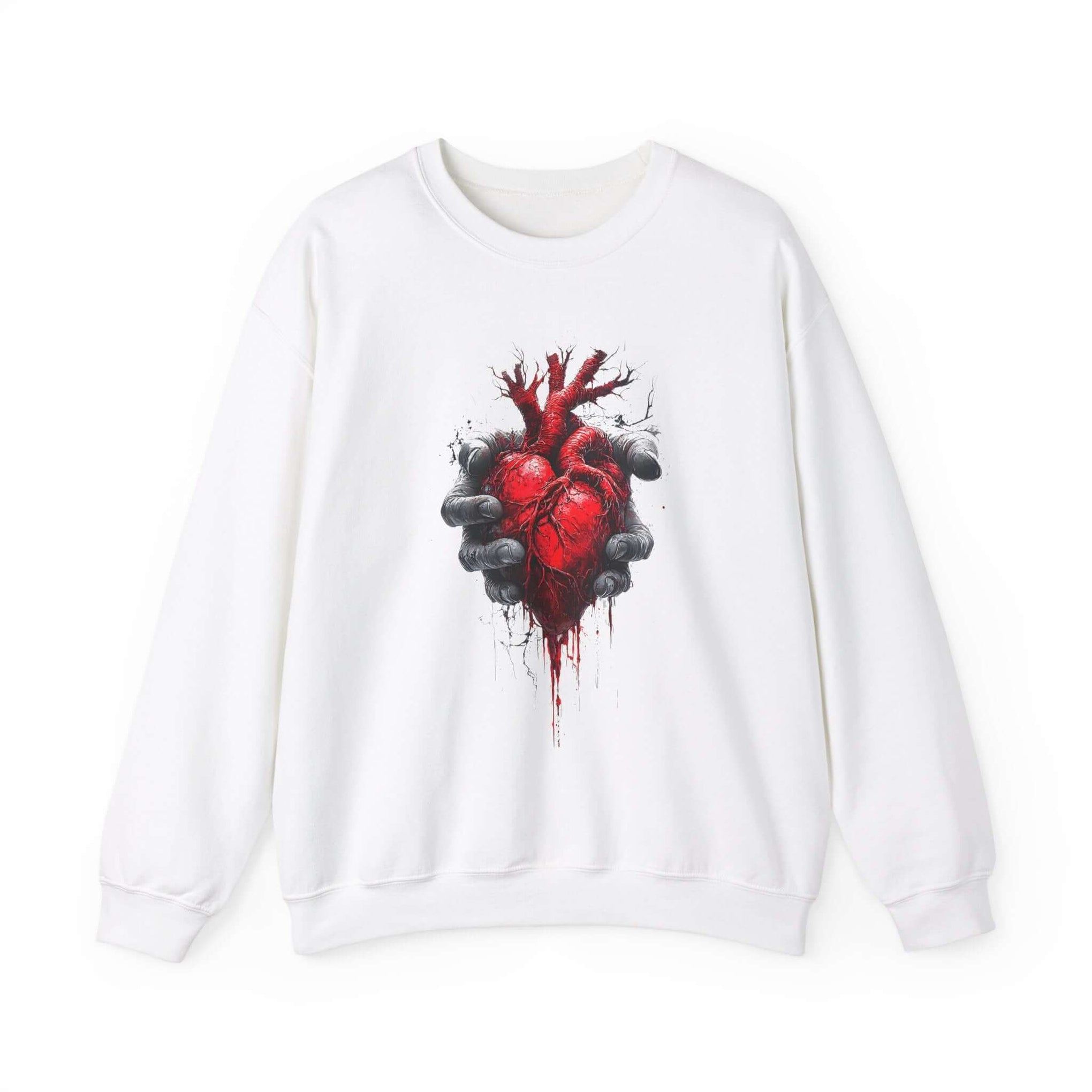 Bloody Heart Valentine's Sweatshirt - Infinite Visibility