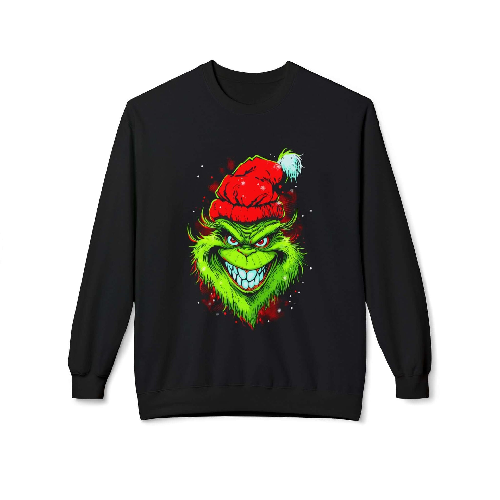 Festive Grinch Sweatshirt - Perfect Holiday Apparel | Infinite Visibility