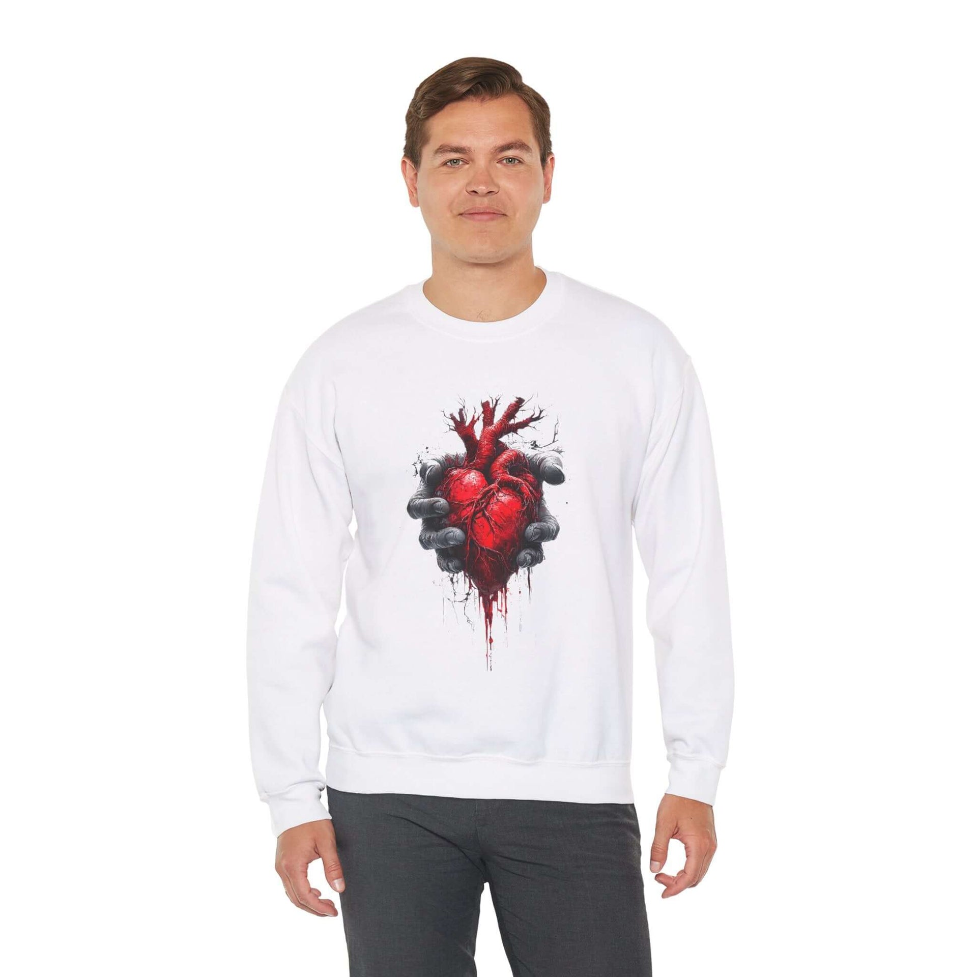 Bloody Heart Valentine's Sweatshirt - Infinite Visibility