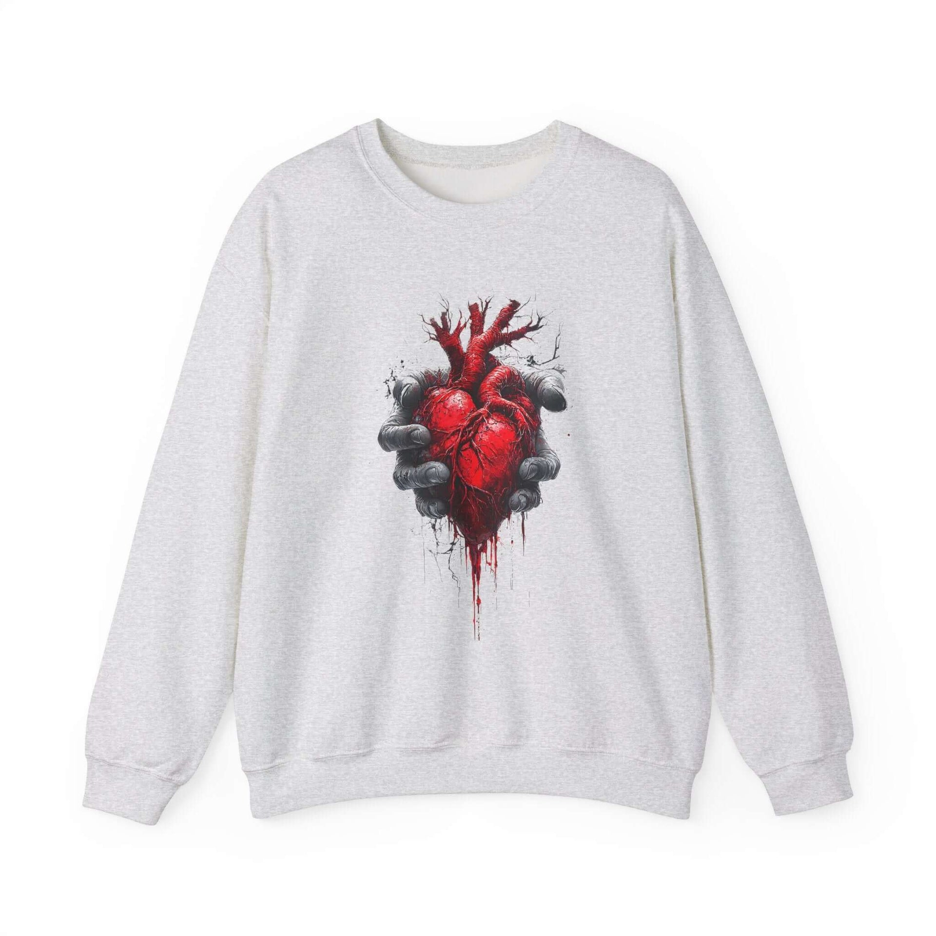 Bloody Heart Valentine's Sweatshirt - Infinite Visibility