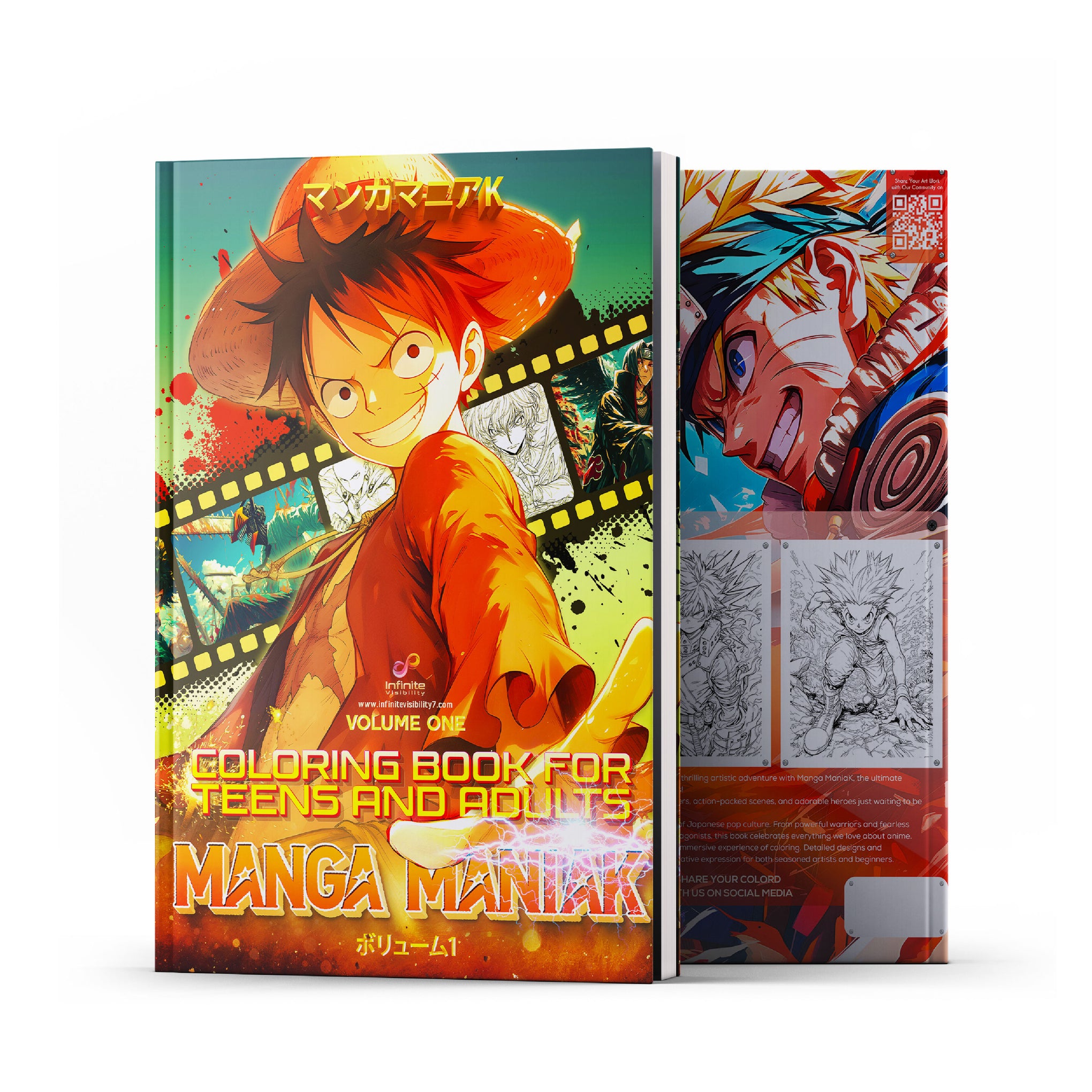 Manga ManiaK: Anime Coloring Book for Teens and Adults