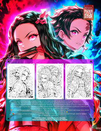 Anime Chronicles: Slay the Colors! A Demon Slayer Coloring Book (Volume 6) PDF
