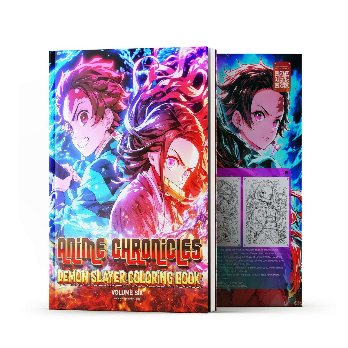 Anime Chronicles: Slay the Colors! A Demon Slayer Coloring Book (Volume 6) PDF