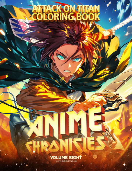 Anime Chronicles: Titans Unleashed! An Attack On Titan Coloring Book (Volume 8) PDF