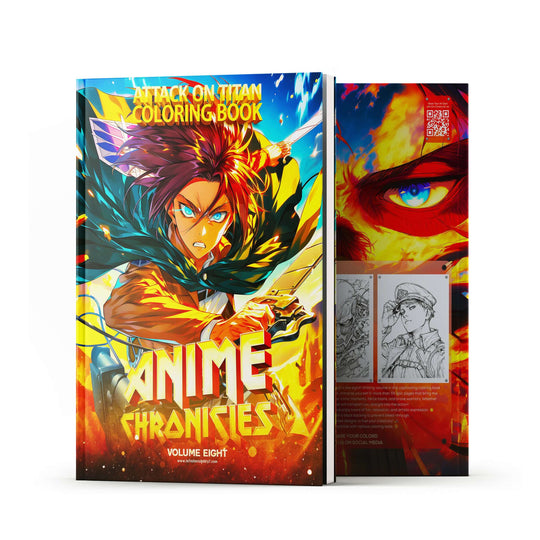 Anime Chronicles: Titans Unleashed! An Attack On Titan Coloring Book (Volume 8) PDF