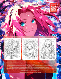 Anime Chronicles: Naruto Shippuden Legacy! A Ninja Adventure Coloring Book PDF