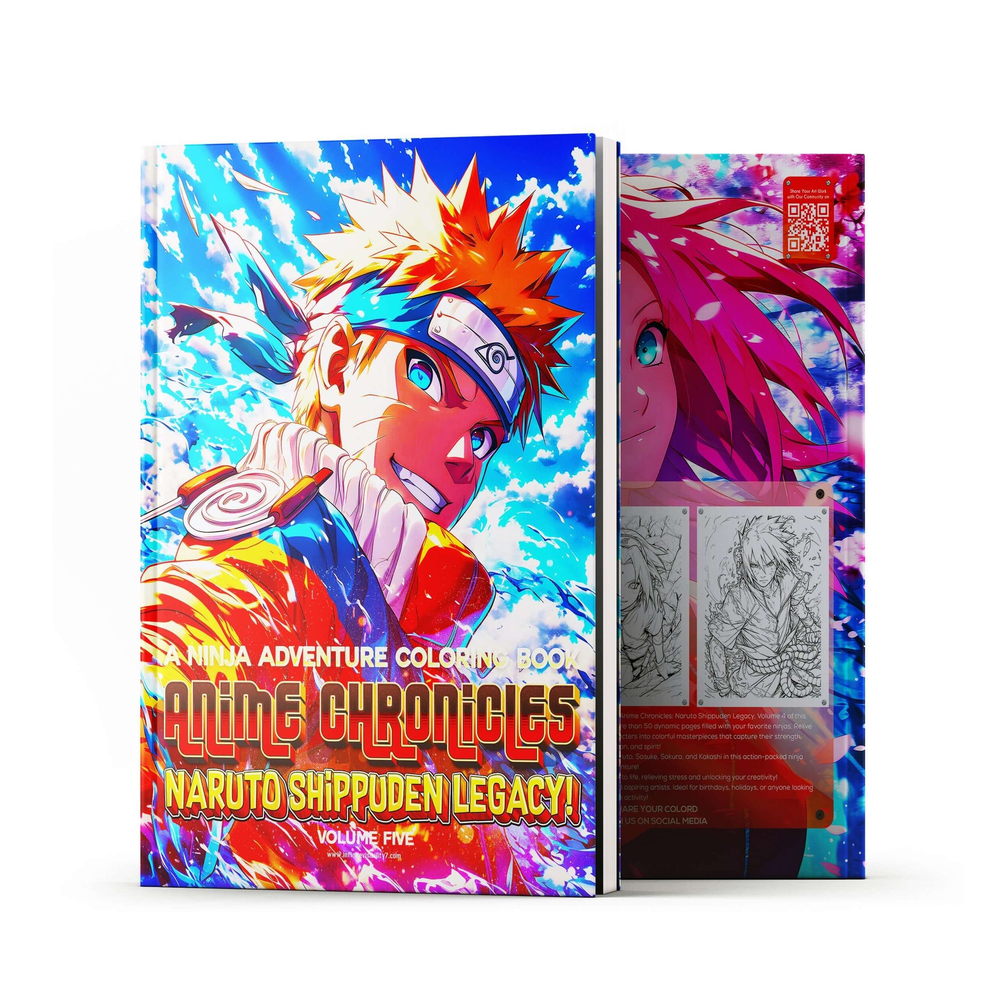 Anime Chronicles: Naruto Shippuden Legacy! A Ninja Adventure Coloring Book PDF