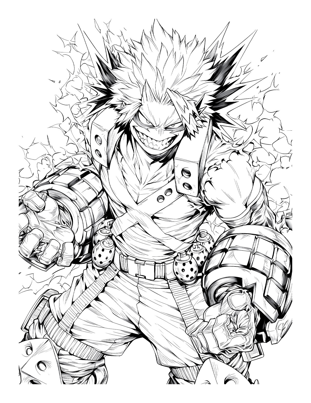 Anime Chronicles: Plus Ultra! A My Hero Academia Coloring Book