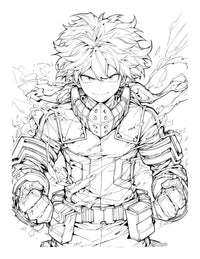 Anime Chronicles: Plus Ultra! A My Hero Academia Coloring Book Volume 2