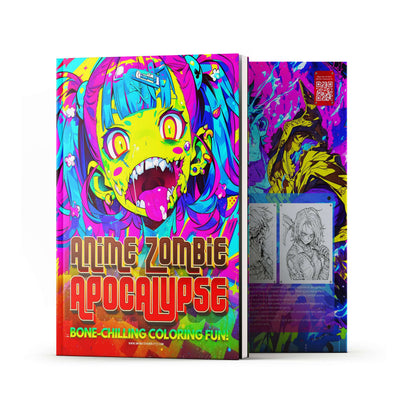 Anime Zombie Apocalypse: Bone-Chilling Coloring Fun!