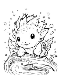 Axol-tastic: A Whimsical Axolotl Coloring Book for Kids and Teenagers PDF