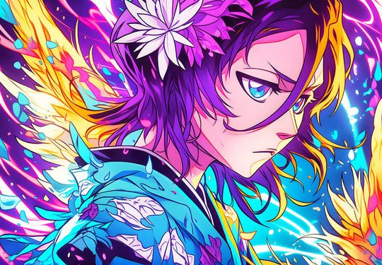 Bleach-Inspired: Soulful Serenity - Digital Anime Art Print 🌸