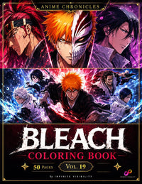Bleach TYBW Coloring Book Vol 19 | 50 Designs | Anime Chronicles