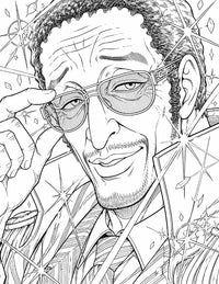 Borsalino One Piece Coloring Page Glint Admiral Kizaru