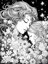 Celestial Dreamers: FREE Floral Coloring Escape!