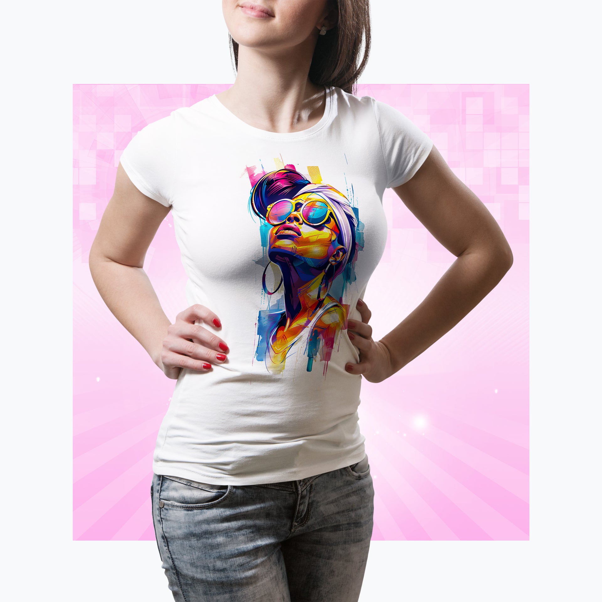 Colorful Headwrap Unisex T-Shirt | Infinite Visibility
