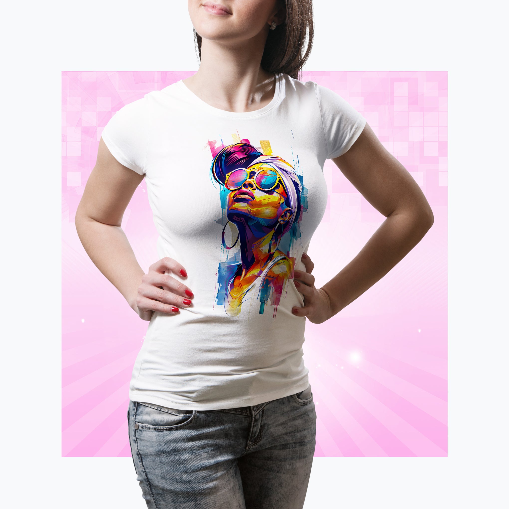 Colorful Headwrap Unisex T-Shirt | Infinite Visibility