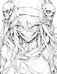 Crimson Grin: Lupusregina Beta - An Overlord Coloring Escape | Infinite Visibility