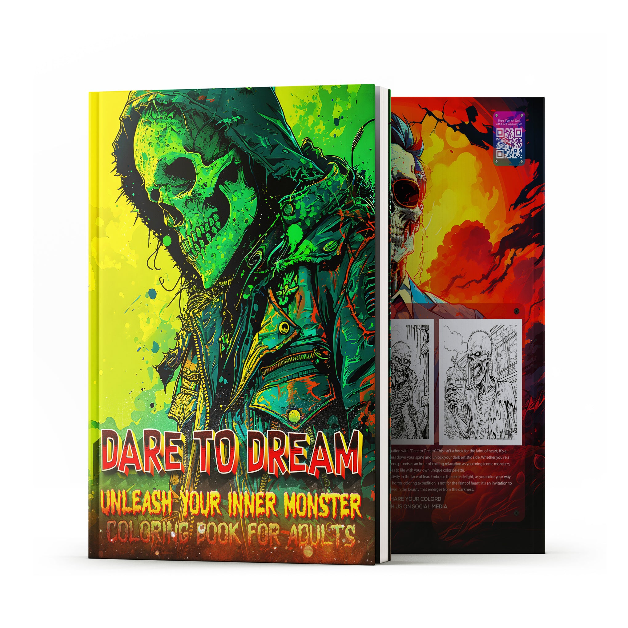 Dare to Dream: Beautiful Horror Coloring Book PDF