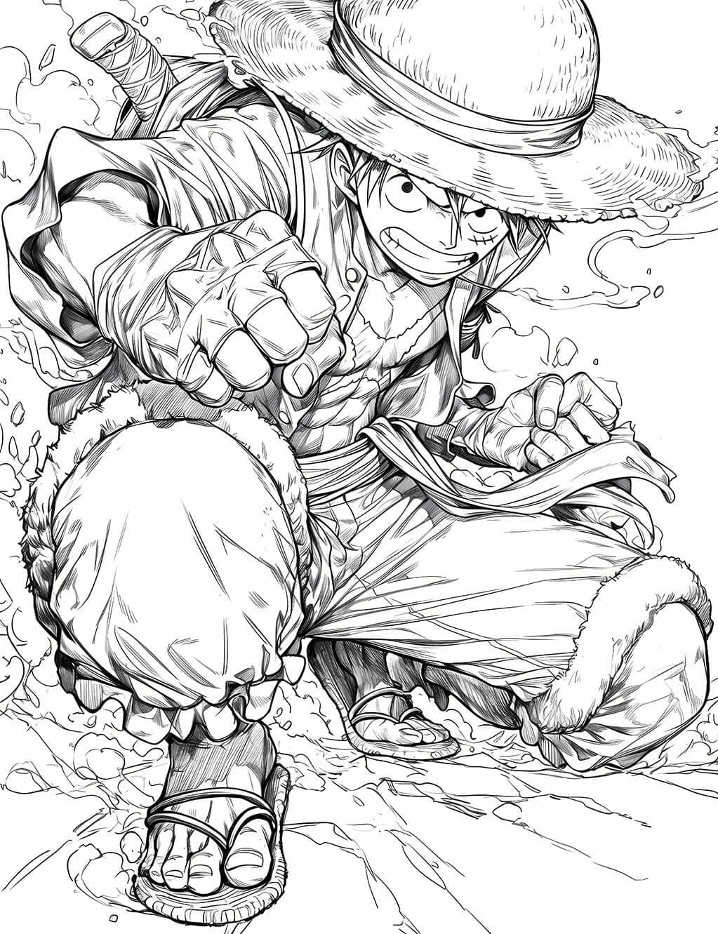 Dynamic Hero Coloring Page – Action-Packed Illustration for Creative Fun