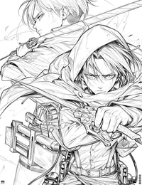 Free Attack on Titan Coloring Page - Unleash Your Inner Scout!
