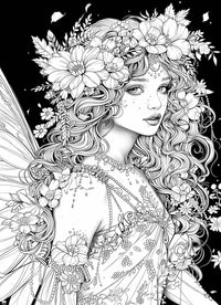 Free Fairy Coloring Page: Unleash Your Inner Artist! ✨